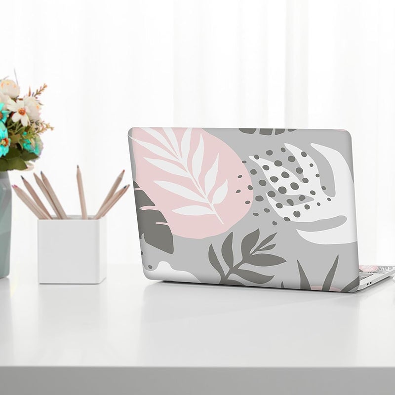 Lauspuck Laptop Skin Sticker Decal, 12" 13" 13.3" 14" 15" 15.4" 15.6 inch Personalized Universal Vinyl Notebook Skin Sticker Cover Art Protector Decal with Free 2 Wrist Pads, Tropical Leaves - Image 3